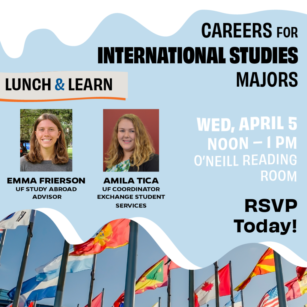 Careers for International Studies Major HR Calendar
